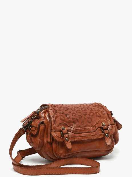 Sac Bandoulière Heritage Cuir Biba Marron heritage GAD4L vue secondaire 1