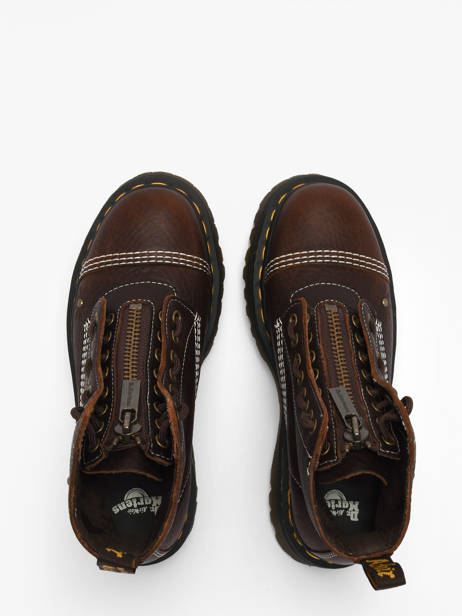 Boots En Cuir Dr martens Marron women 42818200 vue secondaire 3