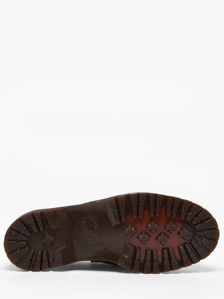 Mocassins En Cuir Dr martens Marron men 42849200 vue secondaire 4