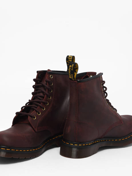Boots En Cuir Dr martens Marron men 11822609 vue secondaire 2