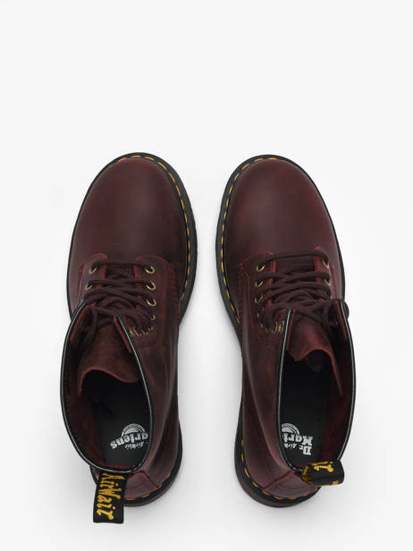 Boots En Cuir Dr martens Marron men 11822609 vue secondaire 3