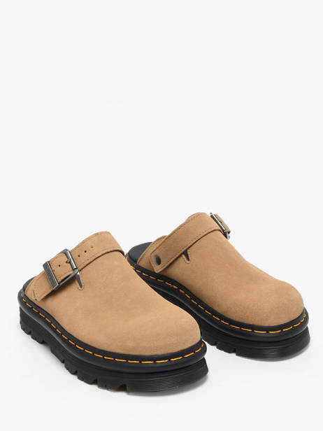 Mules Plateforme En Cuir Dr martens Beige women 31737439 vue secondaire 1