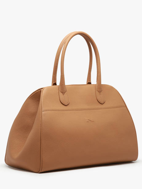 Sac Porté épaule Barbara Cuir Nathan baume Marron state 1 vue secondaire 1