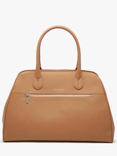 Sac Porté épaule Barbara Cuir Nathan baume Marron state 1 vue secondaire 3