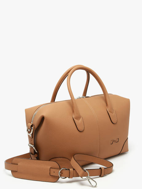 Sac Porté Main Senna Cuir Nathan baume Marron drive 2 vue secondaire 1