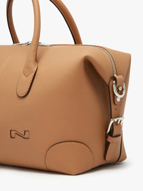 Sac Porté Main Senna Cuir Nathan baume Marron drive 2 vue secondaire 2