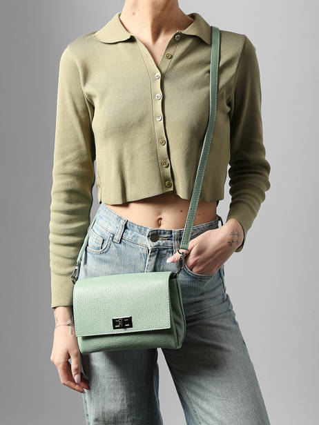 Shoulder Bag Caviar Leather Milano Green caviar CA24061 other view 1