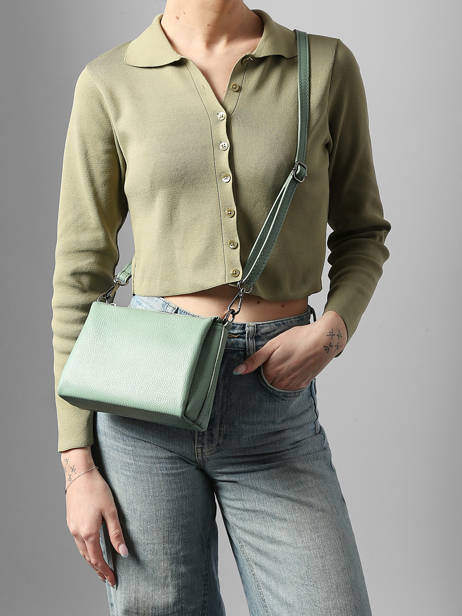 Shoulder Bag Caviar Leather Milano Green caviar CA25065 other view 1