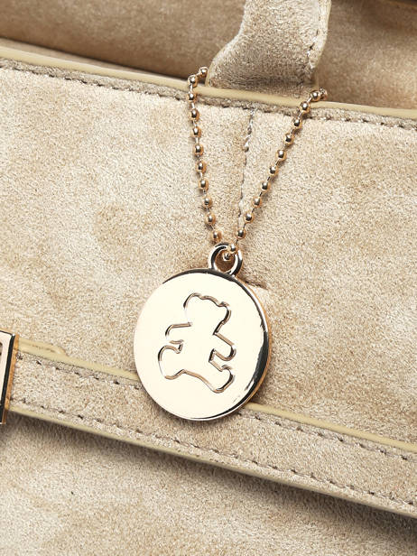 Sac Porté Main Buckle Lulu castagnette Beige buckle D vue secondaire 1