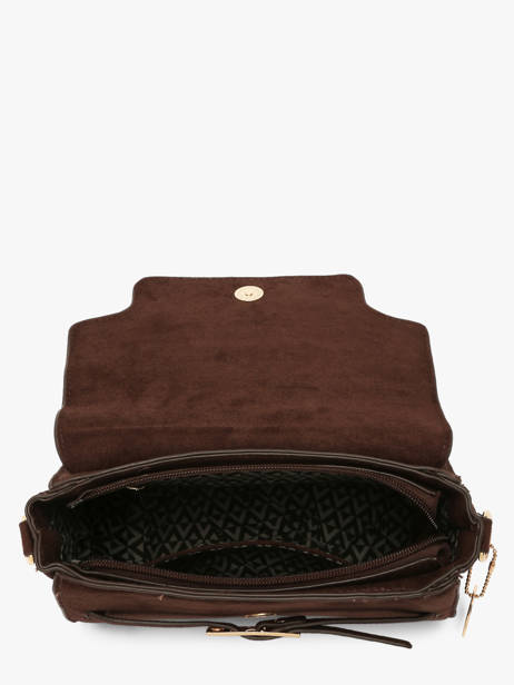 Sac Bandoulière Buckle Lulu castagnette Marron buckle D vue secondaire 2