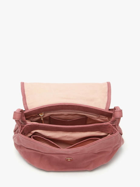 Sac Bandoulière Jen Cuir Nat et nin Rose vintage JEN vue secondaire 2