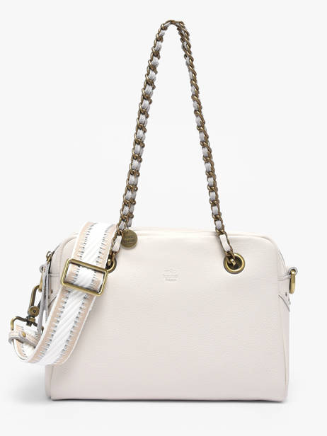 Shoulder Bag Vintage Leather Mila louise White vintage 3889C1
