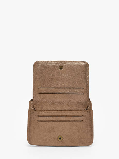 Porte-monnaie Vintage Cuir Mila louise Marron vintage 3853X vue secondaire 1