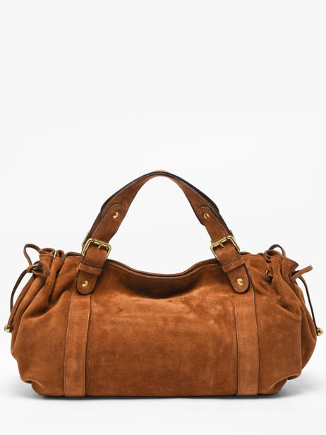Sac 24h Cuir Velours Gerard Darel Gerard darel Marron folk DDS01407