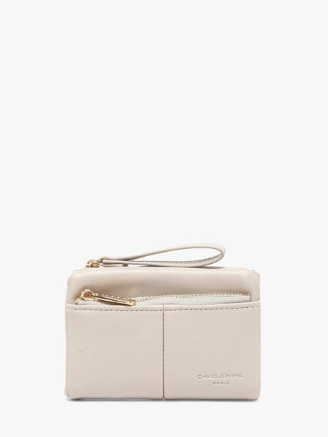 Portefeuille Soft David jones Beige soft P158