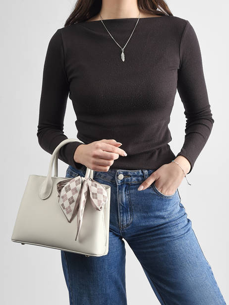 Sac Porté Main French David jones Blanc french CH210355 vue secondaire 1