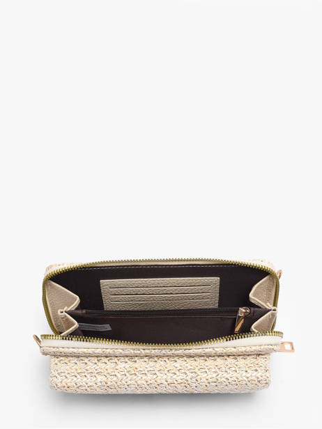 Ccrossbody Wallet Miniprix Beige raphia 1460 other view 2