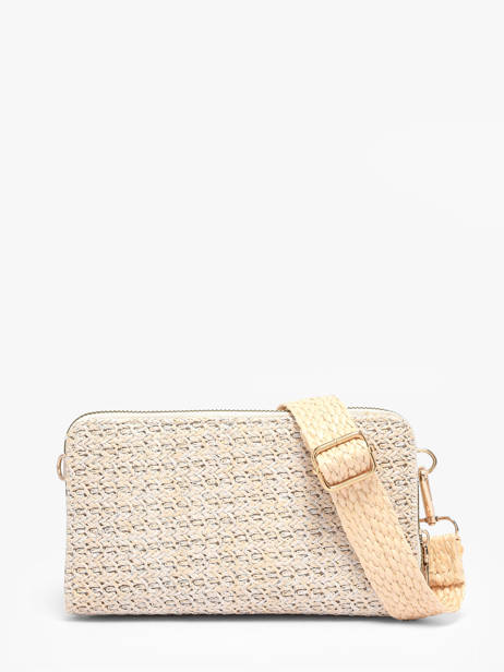 Ccrossbody Wallet Miniprix Beige raphia 1460 other view 3