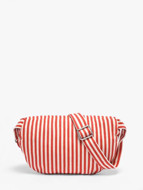 Le Sac Banane Custine Striped Coton Recyclé Rivedroite Rouge spring striped CUSTSTRI vue secondaire 4