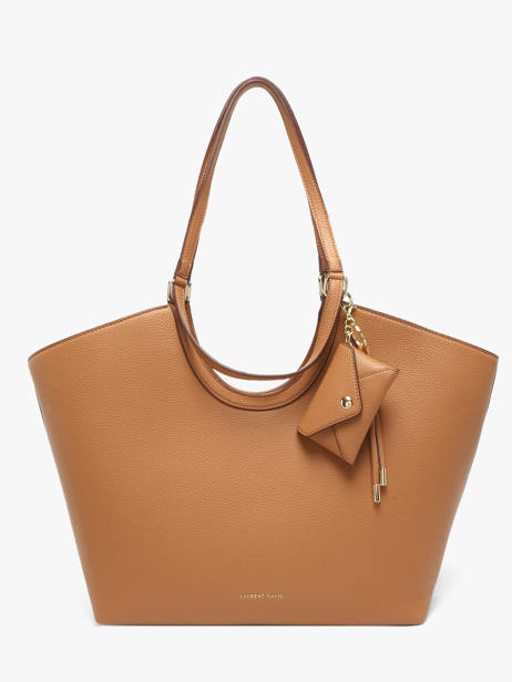 Sac à Main/shopping Estée Avec Bijou De Sac Laurent david Marron ld bags 73