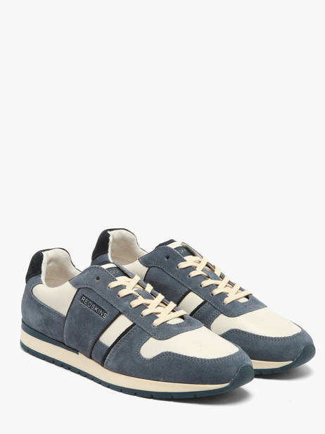 Sneakers En Cuir Redskins Bleu men AFFAIRI3 vue secondaire 1