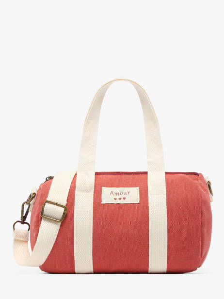 Sac Bandoulière Amour Toile Coton Miniprix Rouge amour toile 8084