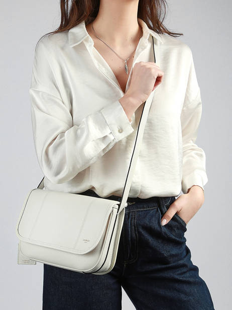 Sac à Rabat Victoire M Cuir Lancel Blanc victoire A13992 vue secondaire 1