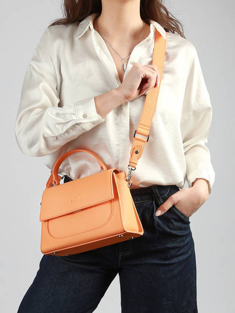 Sac Bandoulière Charlene Cuir Nathan baume Orange event 9 vue secondaire 1