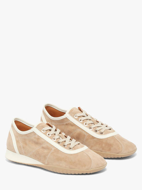 Sneakers En Cuir Mam'zelle Beige women CSGLO37 vue secondaire 1