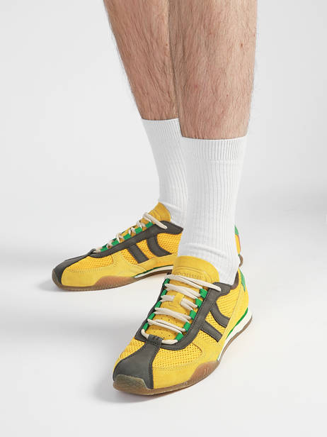 Sneakers En Cuir Coolway Jaune men 8633808 vue secondaire 1