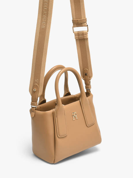 Sac Porté Main Th Essential Polyester Tommy hilfiger Marron th essential AW18371 vue secondaire 2