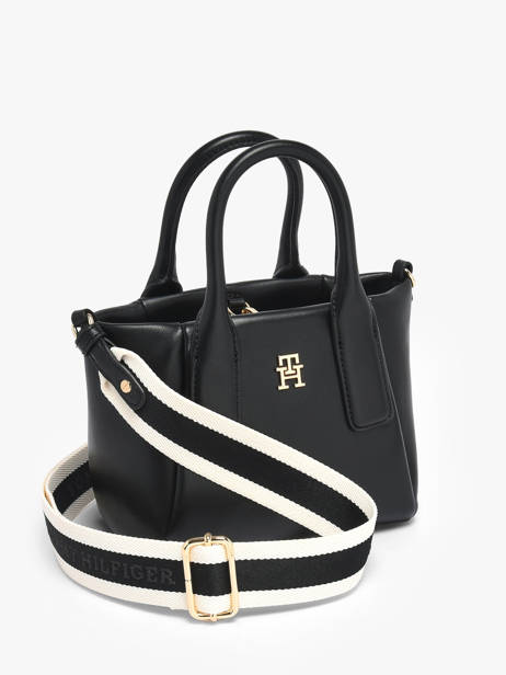 Sac Porté Main Th Essential Polyester Tommy hilfiger Noir th essential AW18371 vue secondaire 2