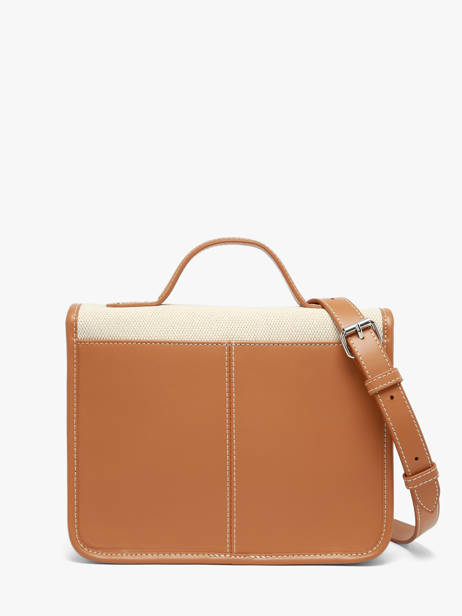 Sac Mademoiselle George Escapade Cuir Et Coton Paul marius Beige escapade GEORGESC vue secondaire 4