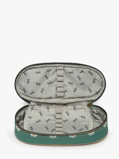 Trousse 1 Compartiment Cameleon Vert vintage fantasy PBVGPLUM vue secondaire 1