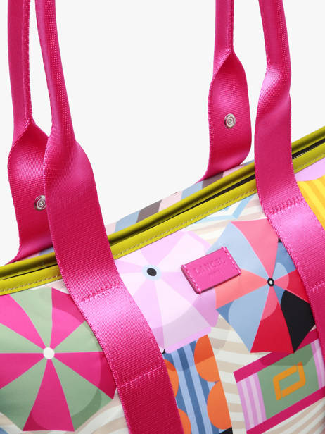 Sac Porté épaule A4 Lancel Plage Lancel Multicolore lancel plage  A14193 vue secondaire 2