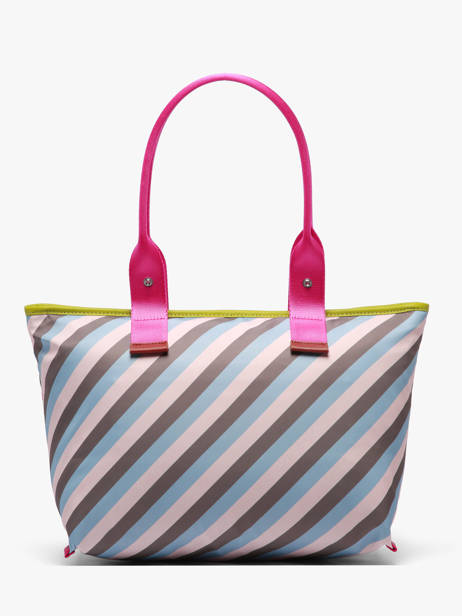 Sac Porté épaule A4 Lancel Plage Lancel Multicolore lancel plage  A14193 vue secondaire 4