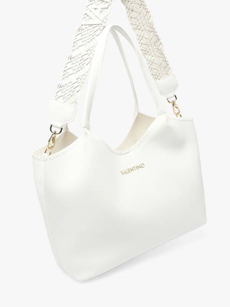 Sac Porté épaule Aleksandra Valentino Blanc aleksandra VBS9W901 vue secondaire 3
