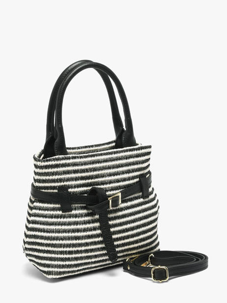 Sac Porté Main Raphia Milano Noir raphia RA260202 vue secondaire 2