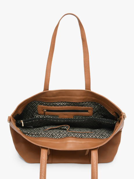 Sac Porté épaule Zip Lulu castagnette Marron zip ALBIN vue secondaire 3
