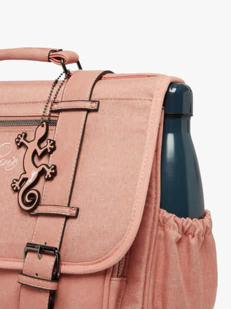 Cartable 2 Compartiments Cameleon Rose vintage color CA38 vue secondaire 6