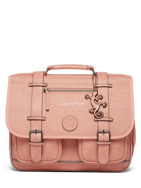Cartable 2 Compartiments Cameleon Rose vintage color CA38 vue secondaire 7