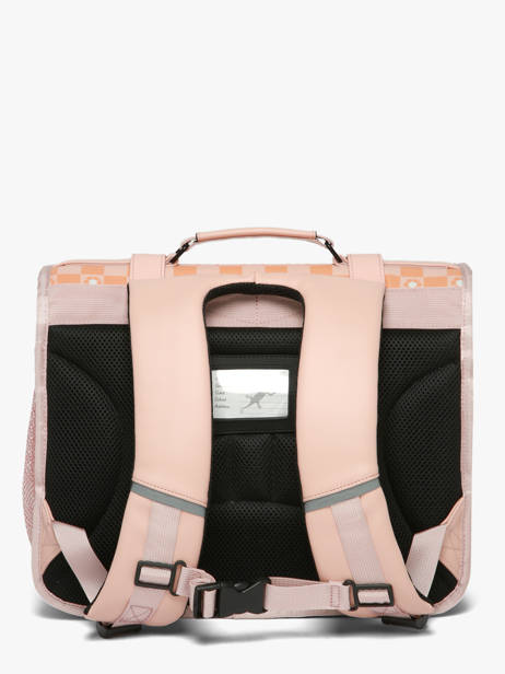Cartable 2 Compartiments Cameleon Rose vintage north CA38 vue secondaire 5