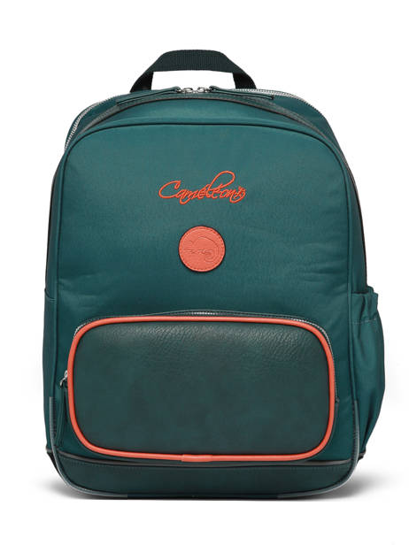 Sac à Dos 2 Compartiments Cameleon Orange vintage urban SO40 vue secondaire 7