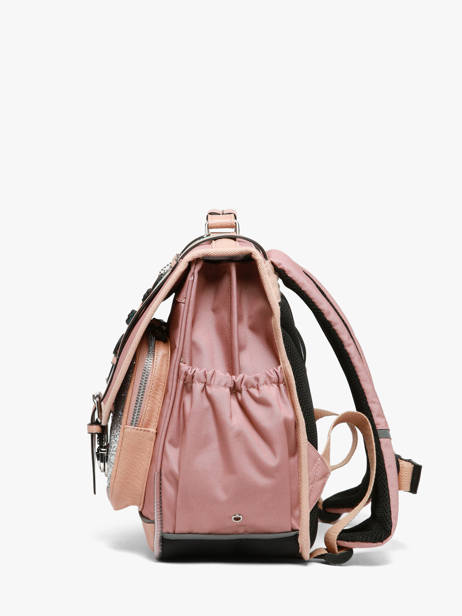 Cartable Enfant 2 Compartiments Cameleon Rose vintage fantasy CA38 vue secondaire 3