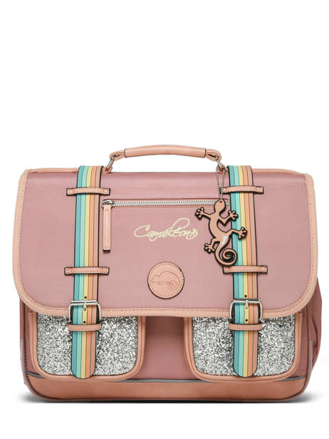 Cartable Enfant 2 Compartiments Cameleon Rose vintage fantasy CA38 vue secondaire 7