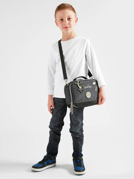 Lunch Bag Cameleon Gray vintage urban BL24 other view 1