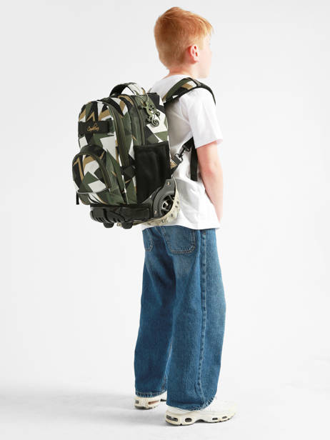 Sac A Dos à Roulettes 2 Compartiments Cameleon Multicolore futur SR39 vue secondaire 1