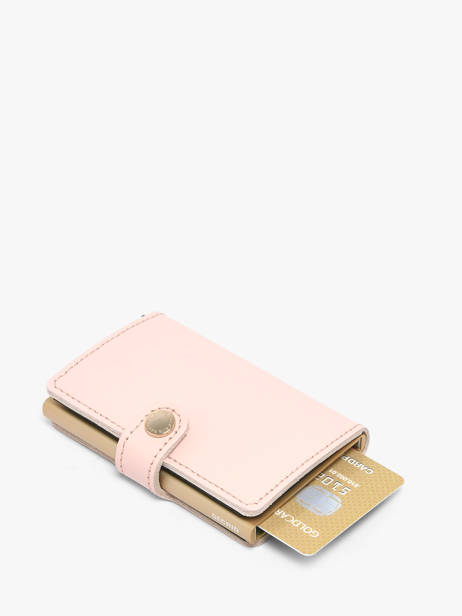 Porte-cartes Original Cuir Secrid Rose original MO vue secondaire 2