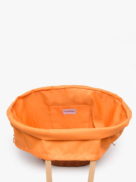 Sac Porté épaule Milos Paille Les tropeziennes Orange milos TZ01 vue secondaire 3