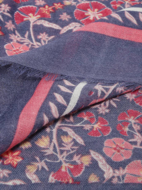 Foulard Gerard pasquier Bleu foulard P25106 vue secondaire 1